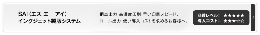 SAi（エス エー アイ）インクジェット製版システム